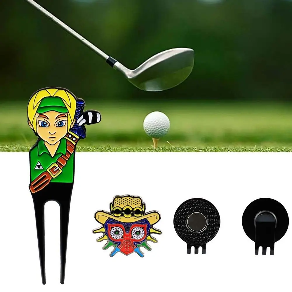 

Training Aids Ball Position Mark Golf Accessories Pitchfork Golf Divot Repair Tool Golf Fork Golf Divot Tool