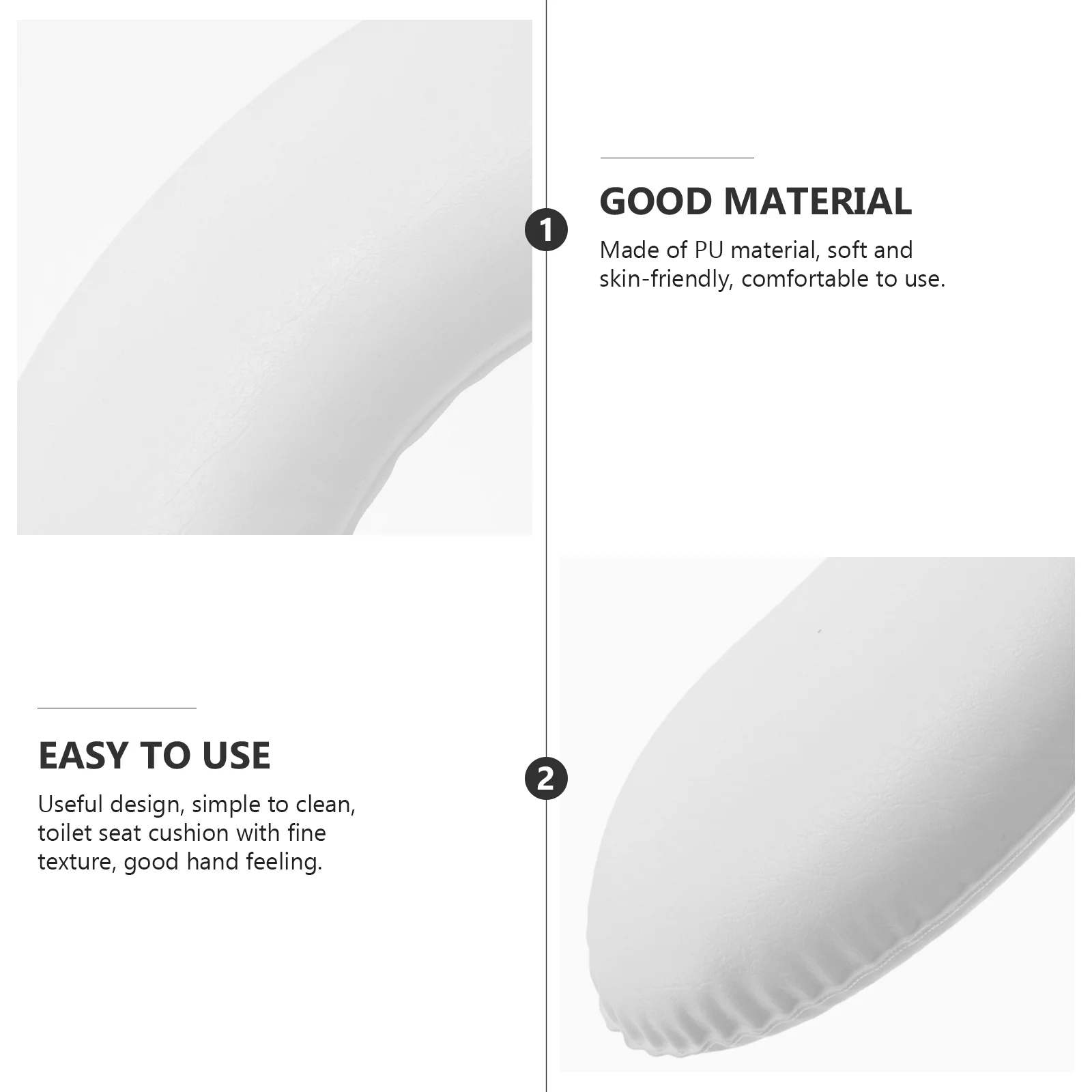 Toddler Toilet Seat Soft Pads Training Cushion for Children White Potty Kids Baby 2