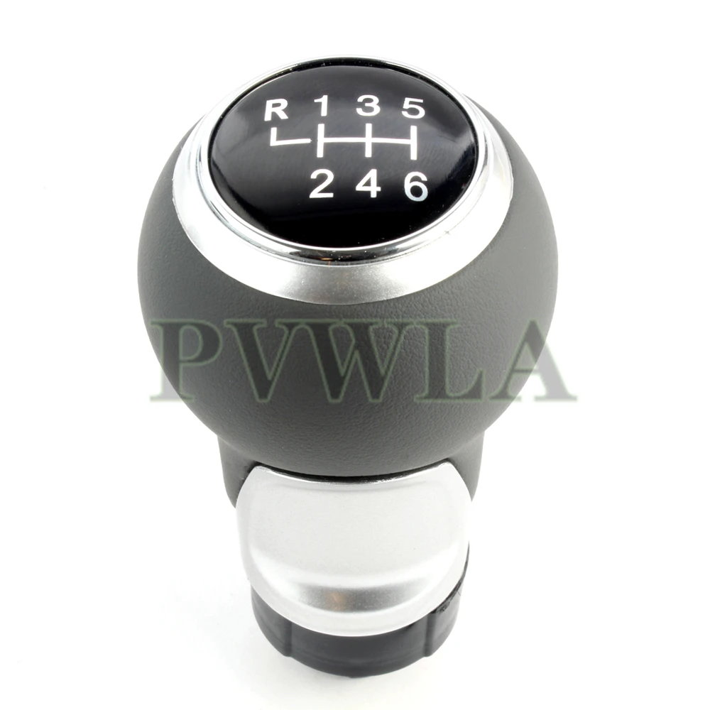 6 Speed Manual Stick Gear Shift Knob For Audi A6 S6 C6 2004 2005 2006 2007 2008 2009 2010 2011