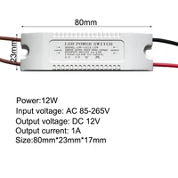 LED power supply DC 12V transformer switch driver 1A/2A/3A/5A adapter AC110V-220V 12W/24W/36W/60W for CCTV and LED strip ligh - Image 2