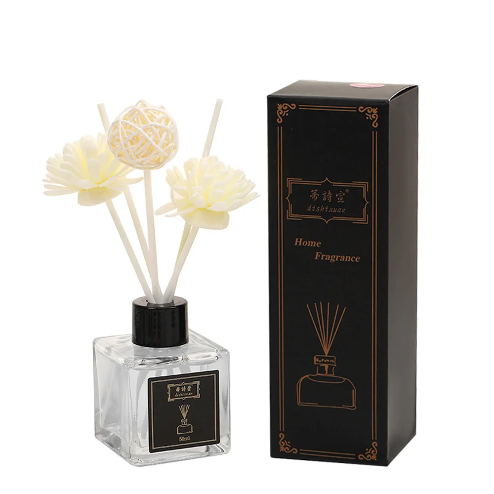 Essential Oil Diffuser Household Deodorant Aromatherapy Bottle Rattan Dried Flower Fresh Air Container