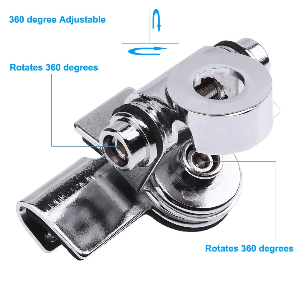 Mobile Antenna Kit RB-400 UHF-Female Clip Mount Bracket Car Radio Accessory