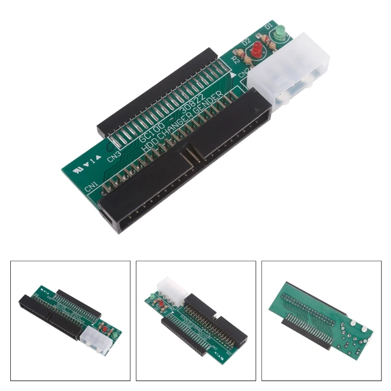 

IDE 2.5 to 3.5 Adapter 44 Pin to 40 Pin Adapter with Illuminated Reliable Data Linking Solution Dropship