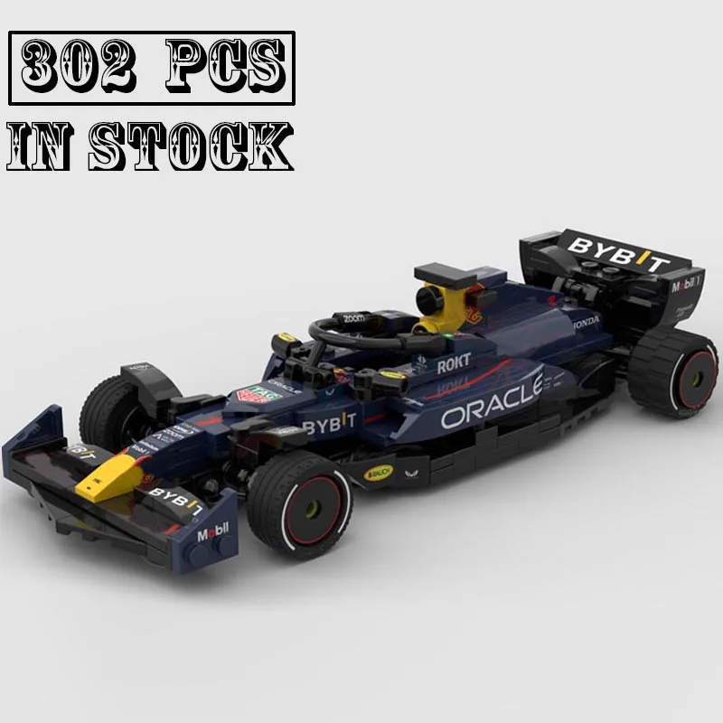 

New Testarossa MOC-141349 F1 RB19 Team Stake Formula 1 Race Car Model Buiding Kit Creators Block Bricks Kids Toys Birthday Gifts