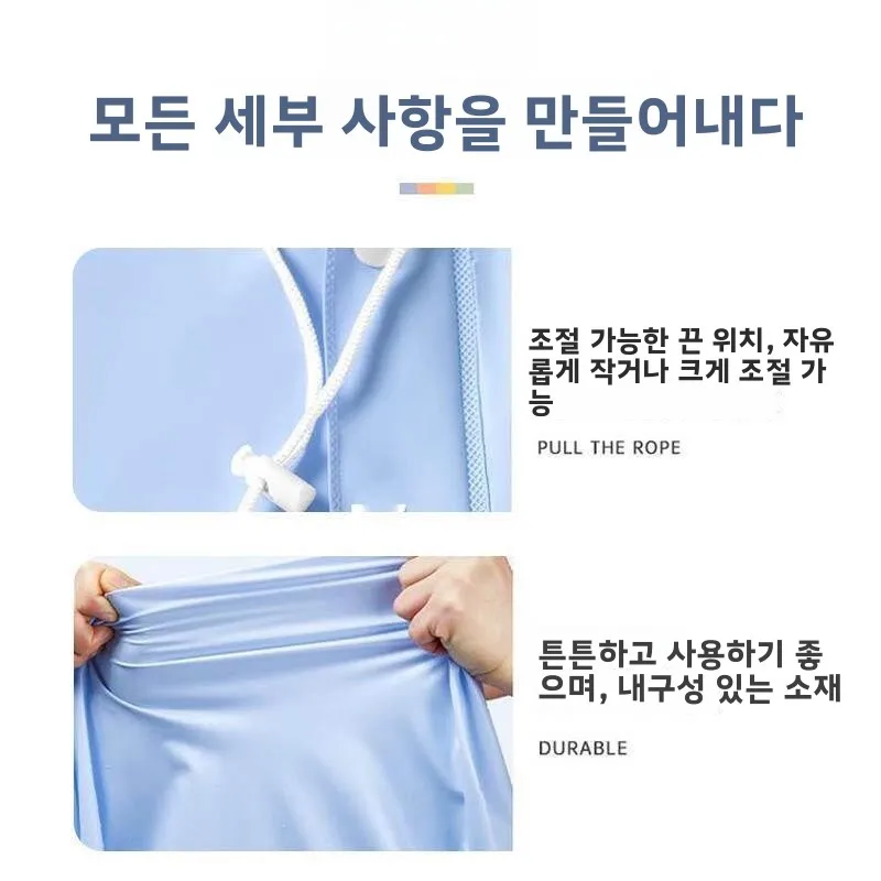 두꺼운 성인용 전기 오토바이 레인코트 유니섹스 전신 방수 강력 방수 운전 보조 레인 판초