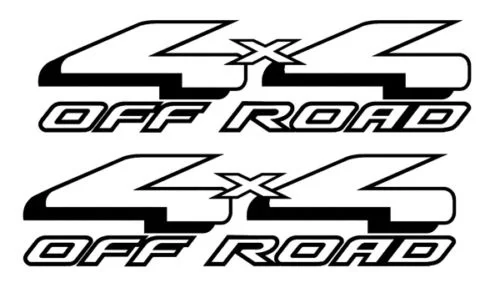 

For (2Pcs)SET OF 2 4X4 OFF ROAD VINYL DECALS STICKER FORD F-150 TRUCK BED PLUS