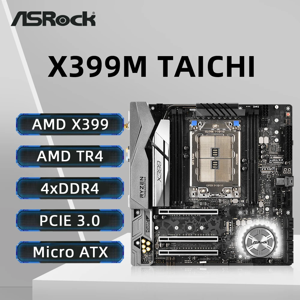 Asrock X399m Tr4 Itx ASRock X399M Taichi Motherboard Support AMD
