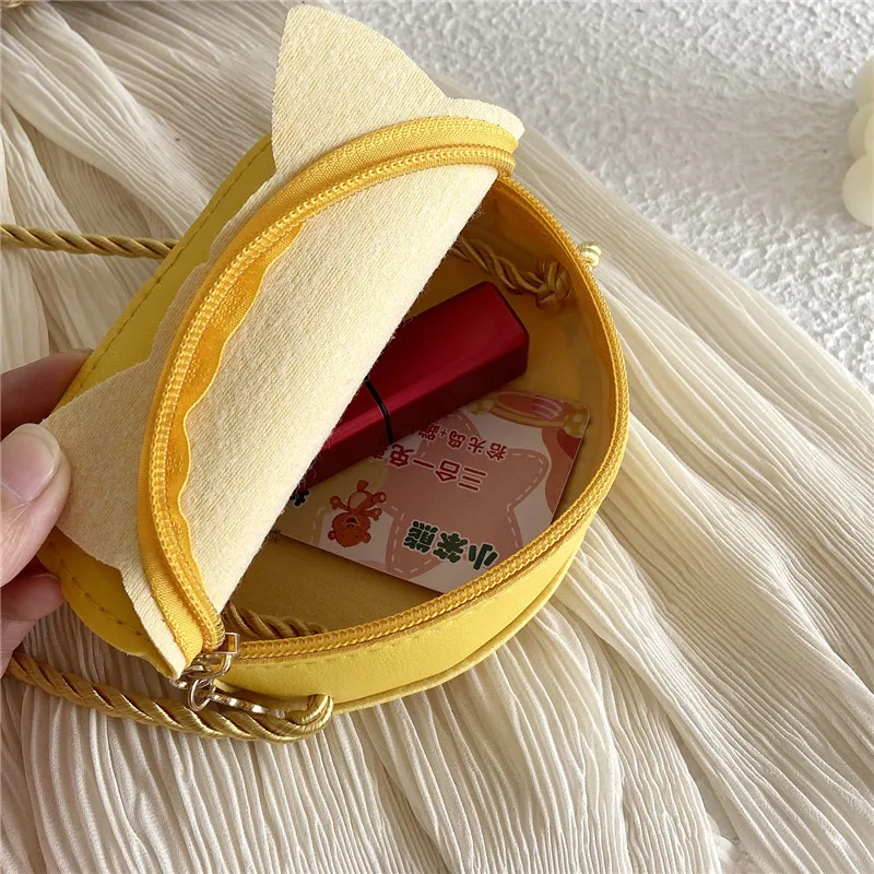 Mini Children Bag Anime Figures Purple Pink Cute Silicone Bags Coin Purse Shoulder Bag Cartoon Kawaii Fashion Toys For Kids Gift