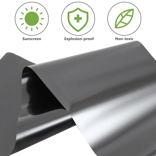 편안함, 프라이버시, 인테리어 보호를 위한 전문 광 차단 필름