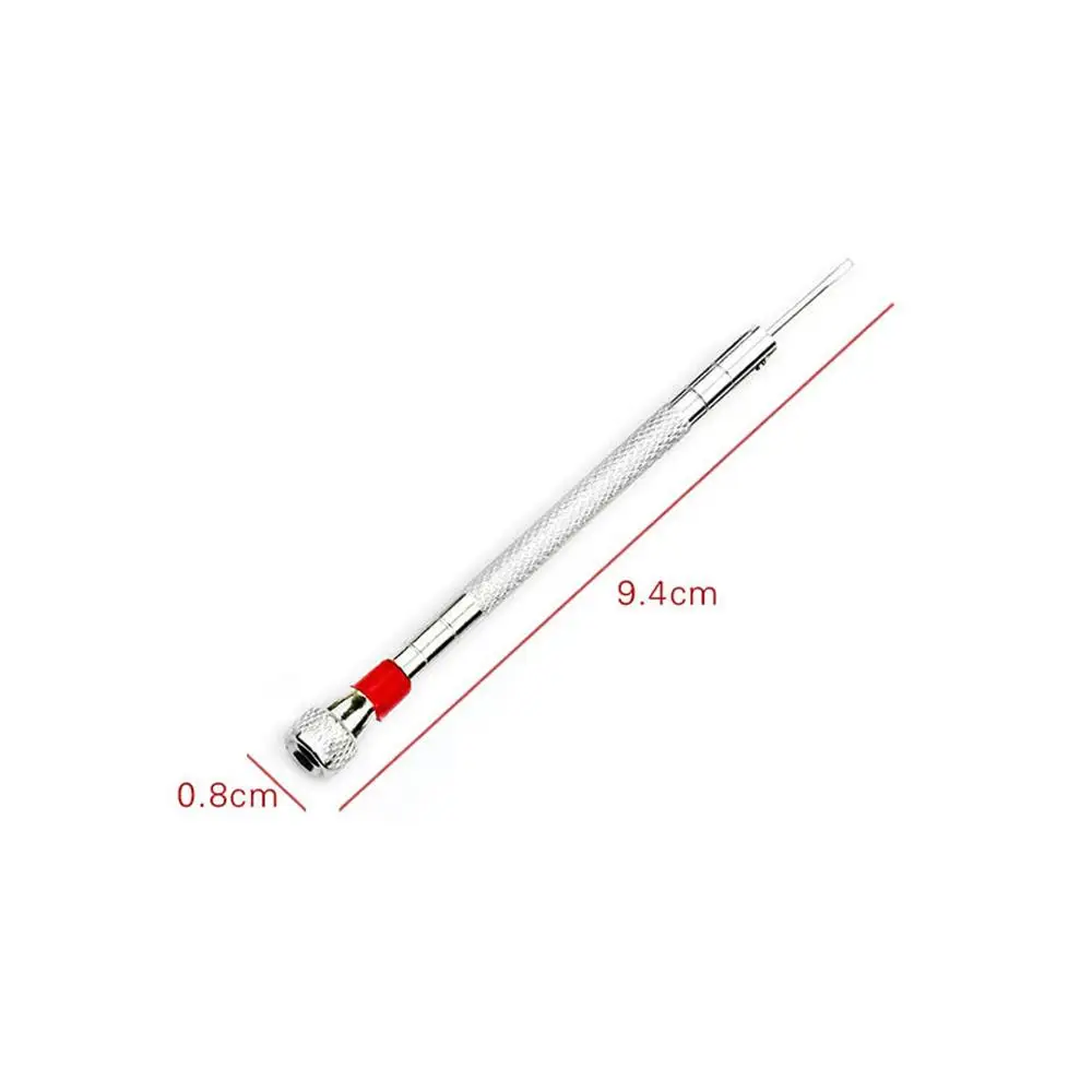 시계 수리를위한 5 개/대 0.8-1.6mm 강철 스크루 드라이버 미니 링크 핀으로 휴대용 시계 도구 밴드 제거 시계 제조 도구
