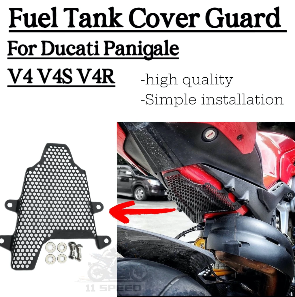 

Moto accessories Fuel Tank Cover Guard Tank Grille Pillion Peg Removal Kit For Ducati PANIGALE V4 S/R/Corse 2018-2023