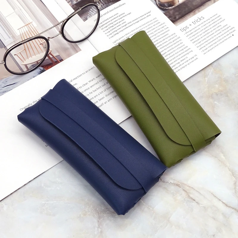 Clear Glasses Case Female Ins Girl Portable Pressure-Resistant Pannier Bag  Glasses Bag Sun Glasses Chain Storage Bag For Men