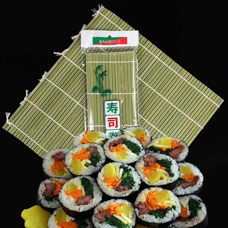 스시 커튼 롤링 매트, 스시 스푼, 스시 메이커 롤러, 밥 몰드, DIY 오니기리 밥 롤러, 주방 도구, 스시 장치 만들기