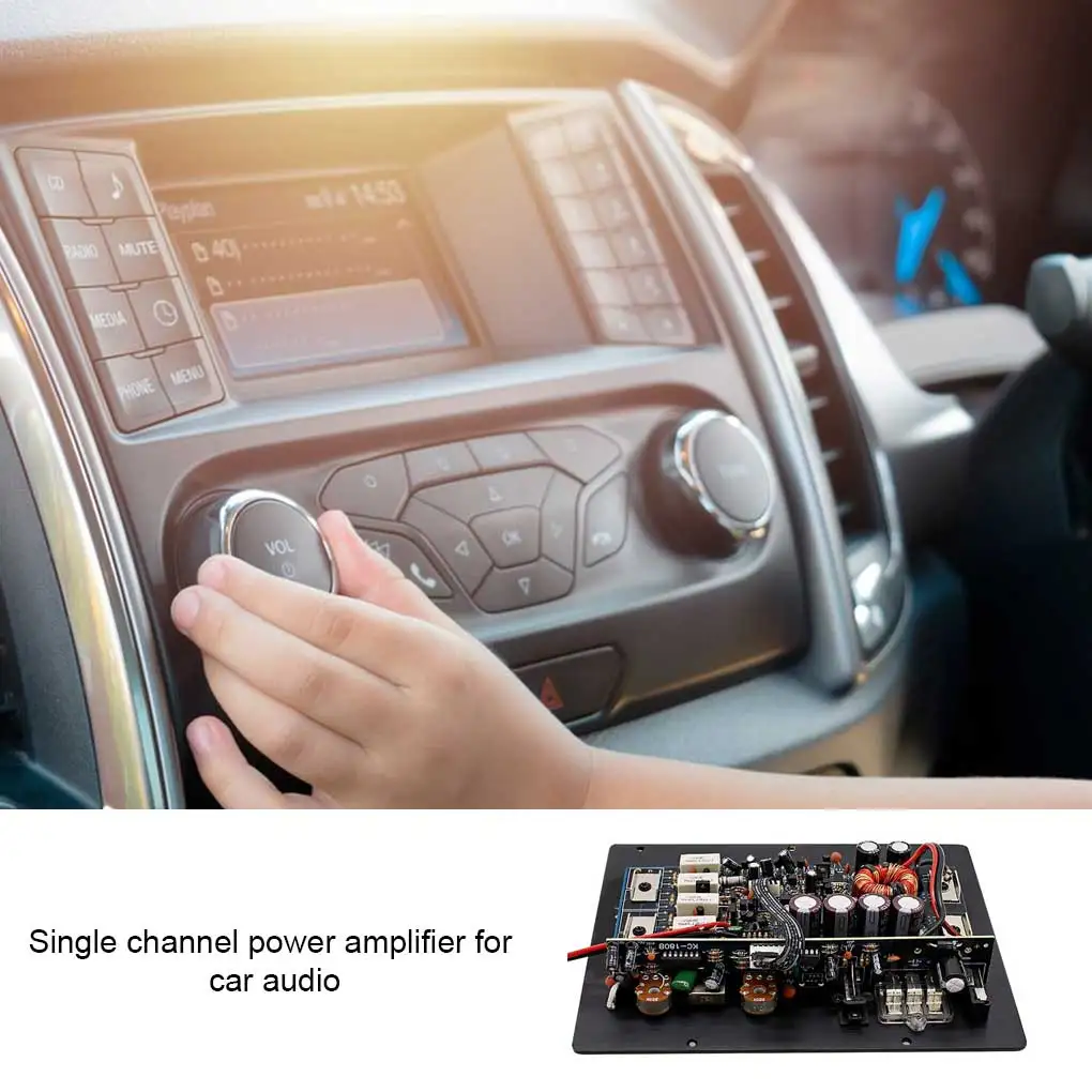 

Car Power Amplifier Aluminum Alloy Subwoofer Audio Board Music Player Module