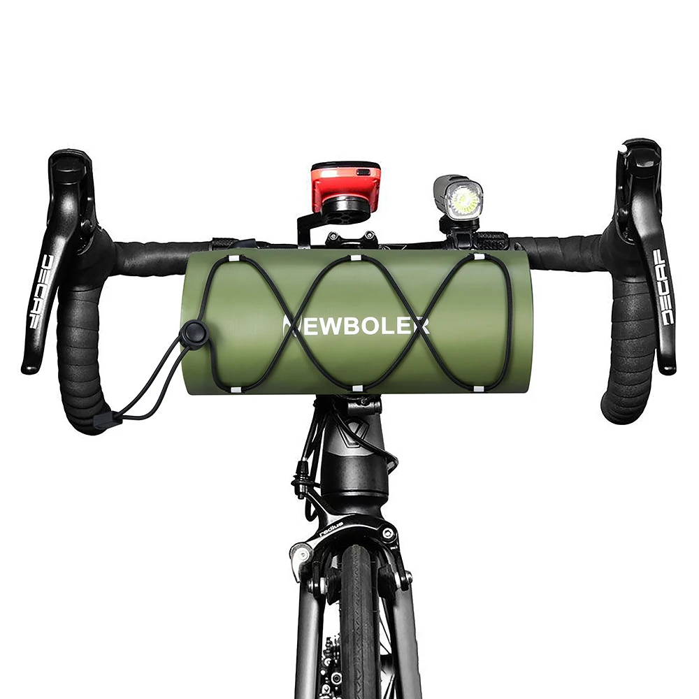 

Rhinowalk Bicycle Front Tube Bag Portable Bike Bag Handlebar Pannier Cylindrical Handlebar Bikepacking Bicycle Accessories