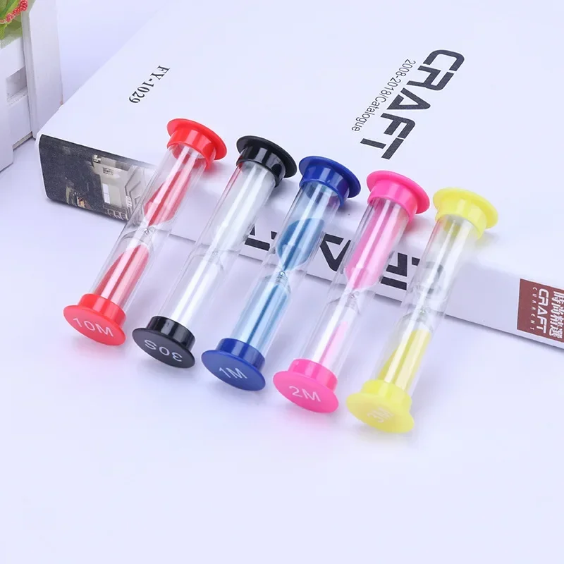 0.5/1/2/3/5/10 Minute Colorful Hourglass Sandglass Sand Clock Timers Sand Shower Timer Tooth Brushing Timer Children Home Decors sand timer colored hourglass