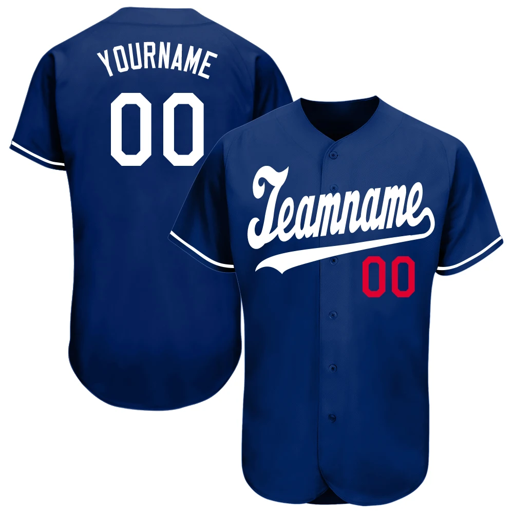 Personalized Baseball Jersey Sublimation Print Baseball Shirt Outdoor Softball Jersey Game Training Uniform Men/Lady/Kids