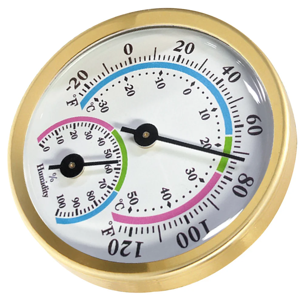 

Thermometer Indoor and Outdoor Humidity Gauge Weather Hygrometer Cabinet Wall for Room Big Numbers