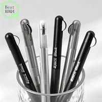 (BBQ4)Gear Pen Fidget Gel Pens, 0.5mm Black Ink Retractable Ballpoint Pens, Low Gravity Smooth Writing 5