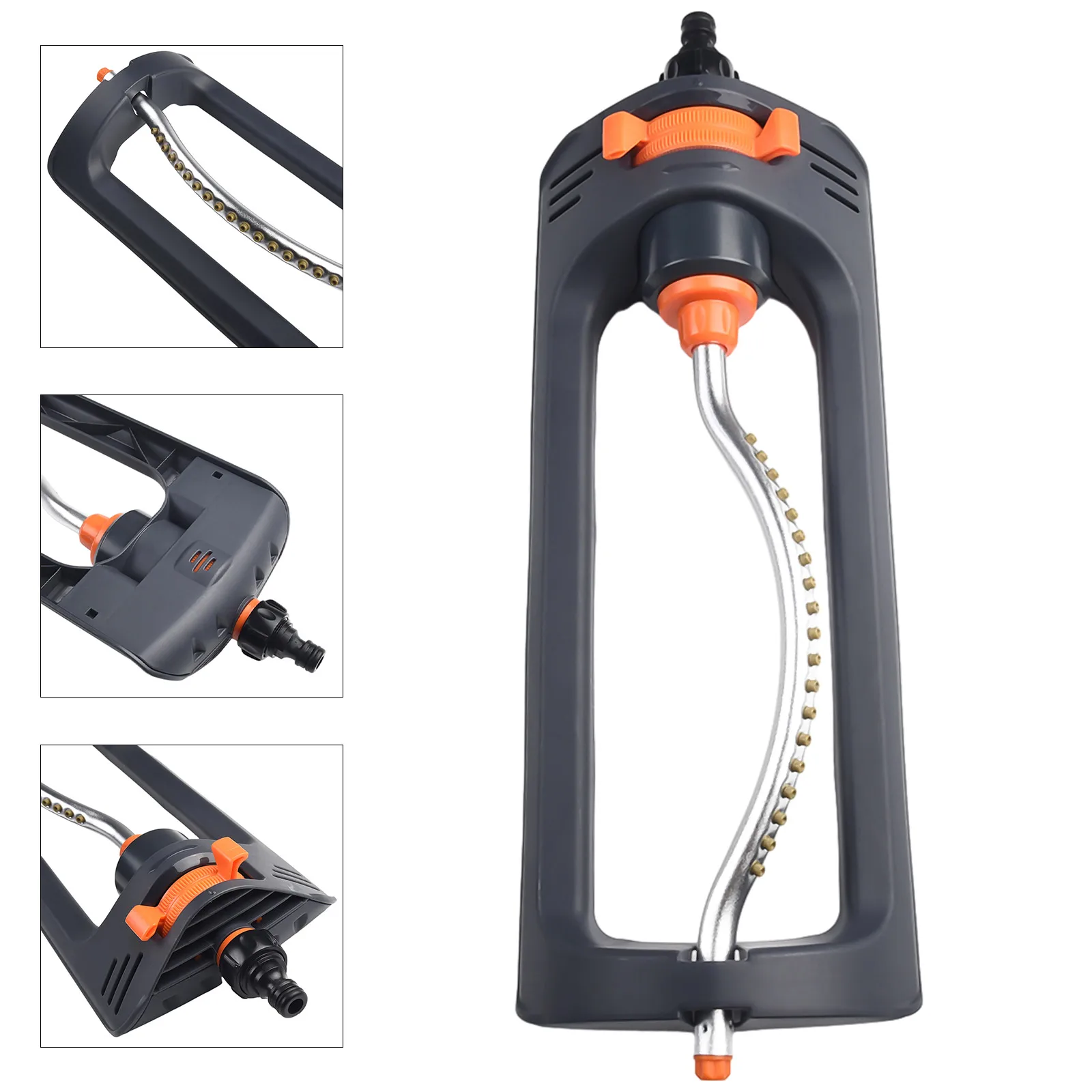 

19-Hole Oscillating Lawn Sprinkler For Industrial Cooling Garden Lawn Irrigation Automatic Swing Sprinkler Oscillating Sprinkler