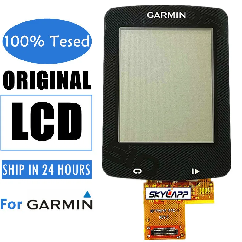 Schermo Lcd Originale Per Garmin Edge 510 510J Cronometro Per Bicicletta Display Gps Touchscreen Digitizer Panel Riparazione Di Ricambio