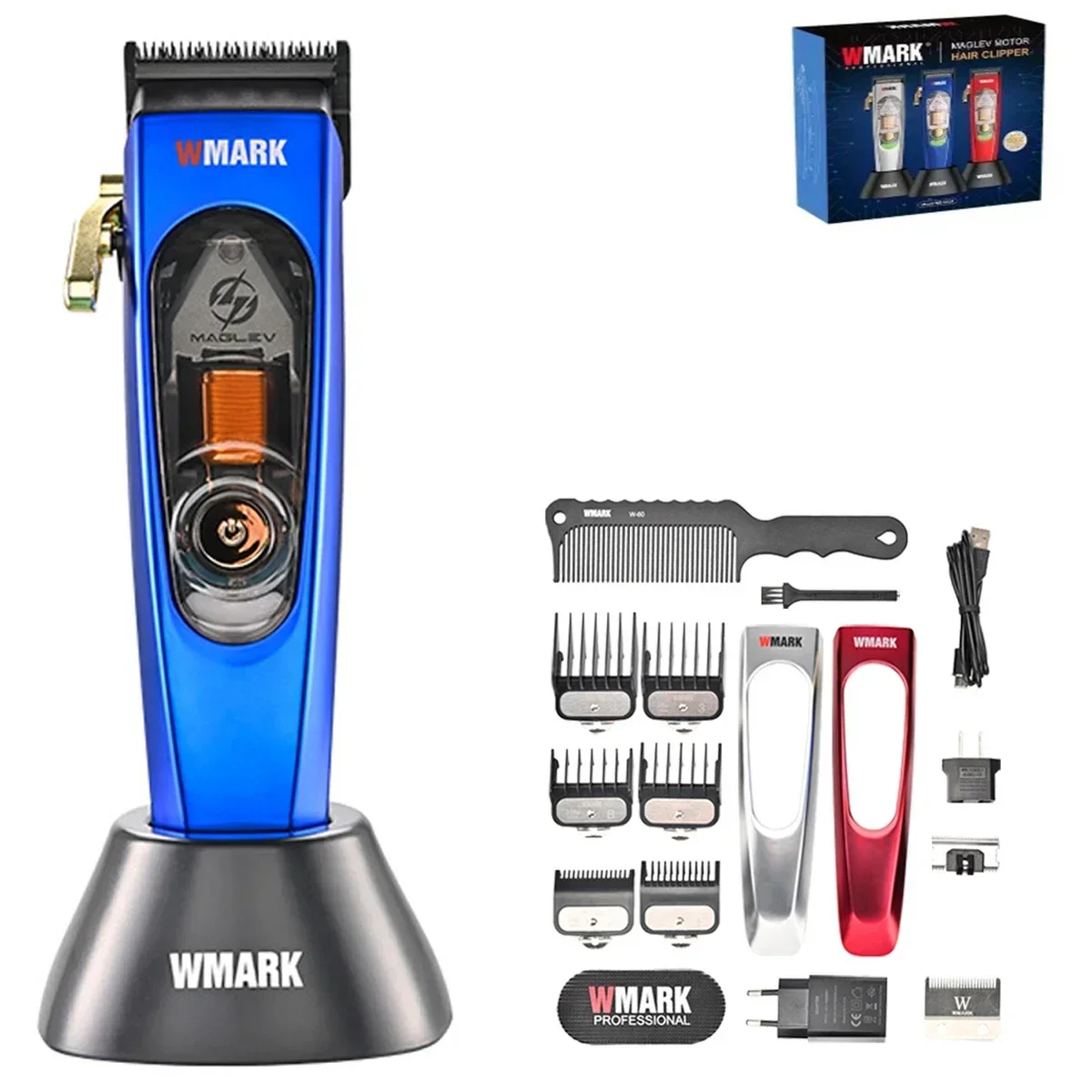 プロ用 美容 理容スタンダードWMARK Barber Series バリカン WMARK NG-9004 10000RPM プロフェッショナルバリカン DLC