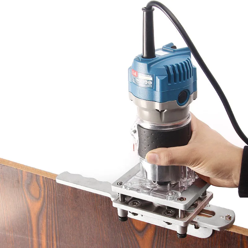 

For 65mm Trimming Machine 2 In1 Slotted Bracket Invisible Fasteners Wardrobe Cupboard Punch Locator Trimming Milling Guide Tools