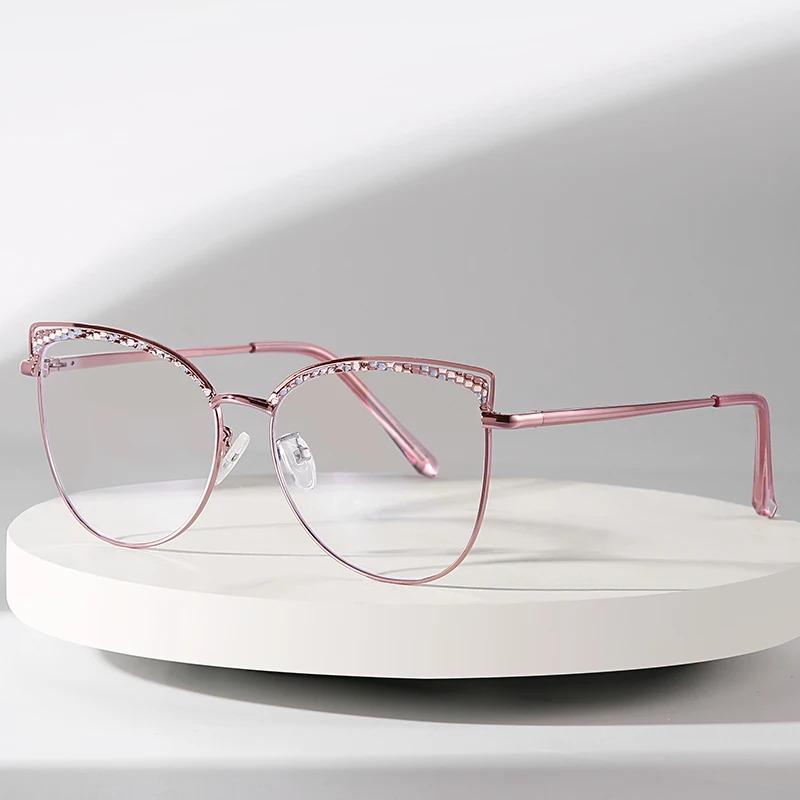 

Новинка от бренда KIYO, женские очки кошачий глаз, оптовая продажа, Антибликовая оптическая оправа для очков, оправа для очков, 9751