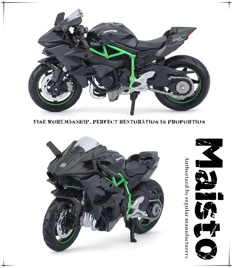 1:18 scale diecast motorcycle toy collectible featuring assorted motorbike models for display and gifting