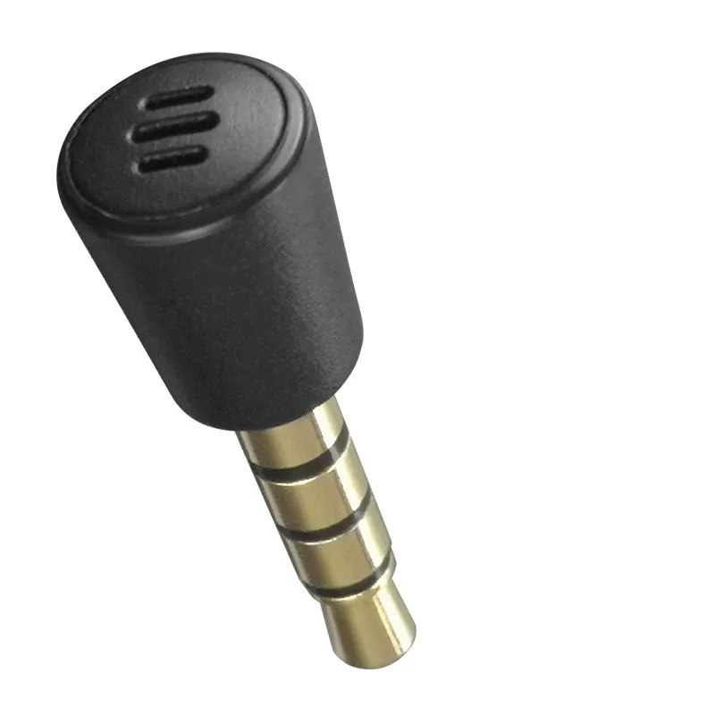 고품질 마이크 3.5mm 오디오 금속 플러그 휴대용 녹음 게임 패드 PS4 노트북 휴대 전화 용 라이브 방송 마이크