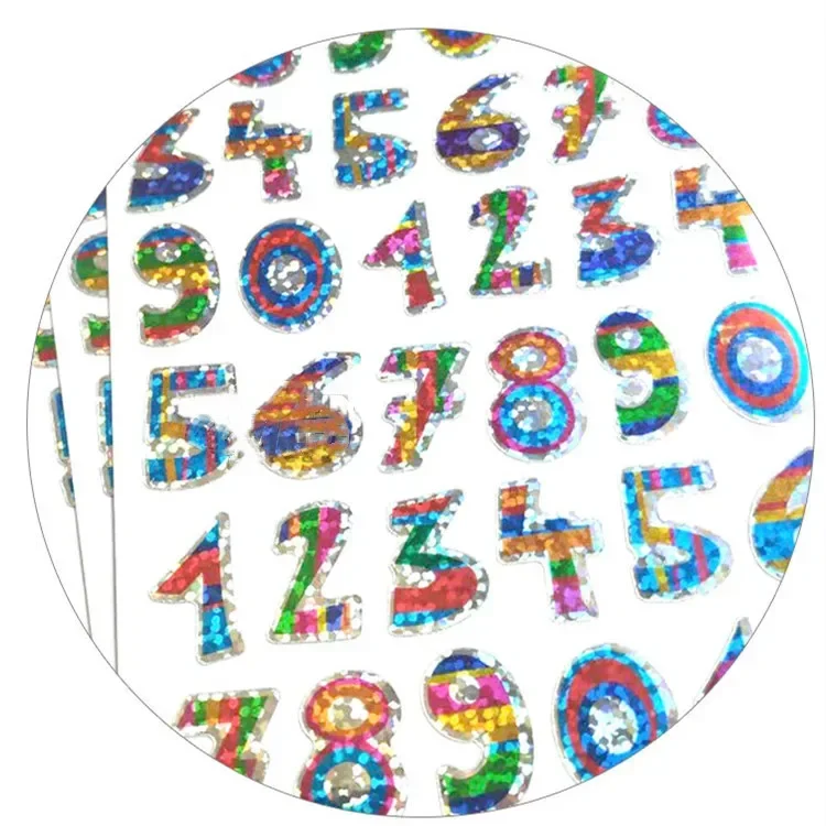10 Sheets Alphabet Self Adhesive Stickers for Diy Scrapbooking
