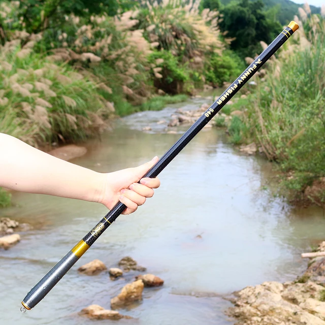 Fishing Rod Telescopic Carbon Fiber Fishing Rod Ultra-Light Hard