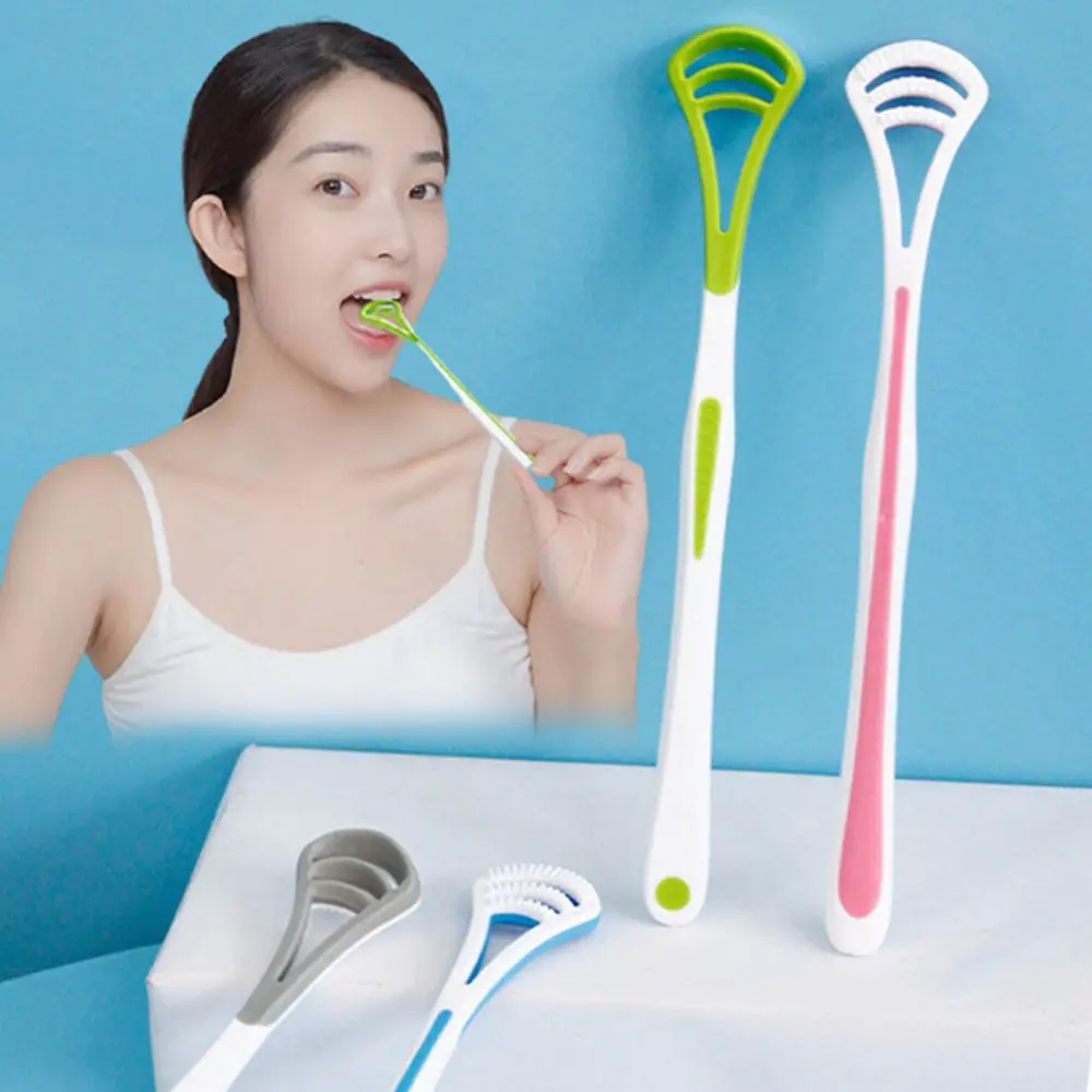 Fresh Breath Remove Bad Breath Oral End Care Oral Hygiene Tools Tongue Brush Tongue Cleaner Tongue Scraper Toothbrush