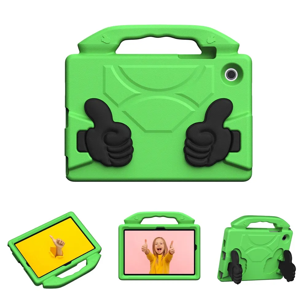 Rugged Silicone + PC Protective Case for Samsung Galaxy Tab A8 10.5 inch (2022) - Spider Design