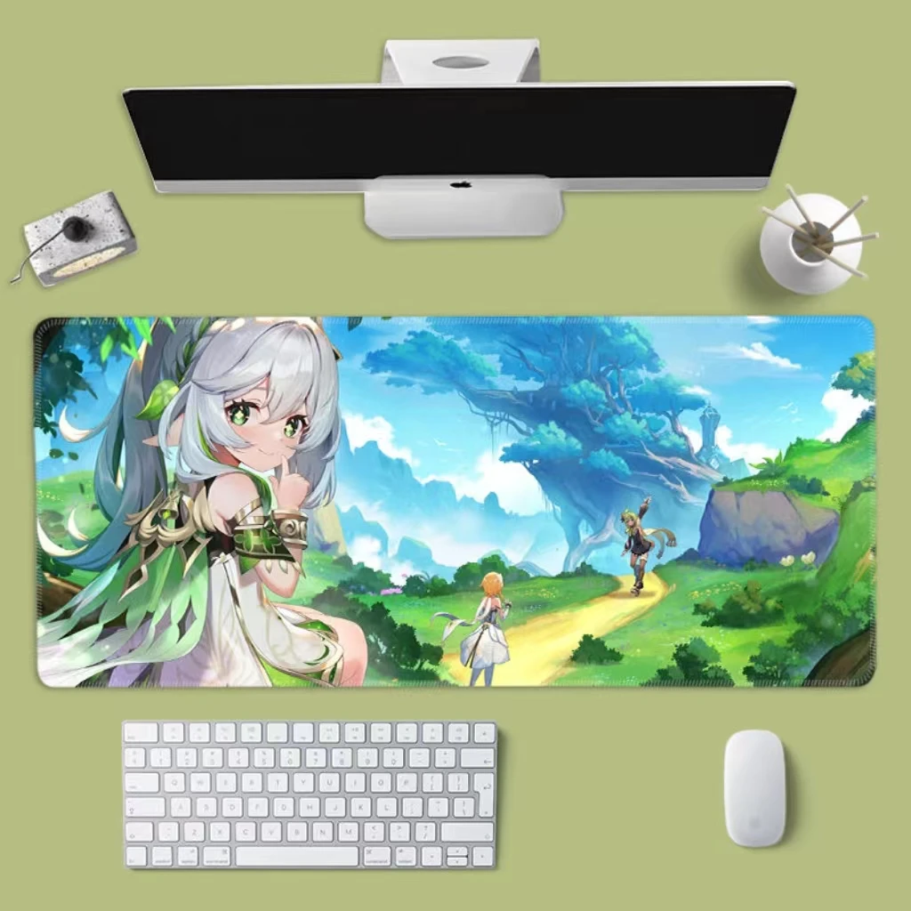 

Keyboard Pad Kawaii Gaming Anime Mouse Mats Pad on The Table Computer Setup Gamer Accessories Mouse Pad Desk Mat Mouse Carpet