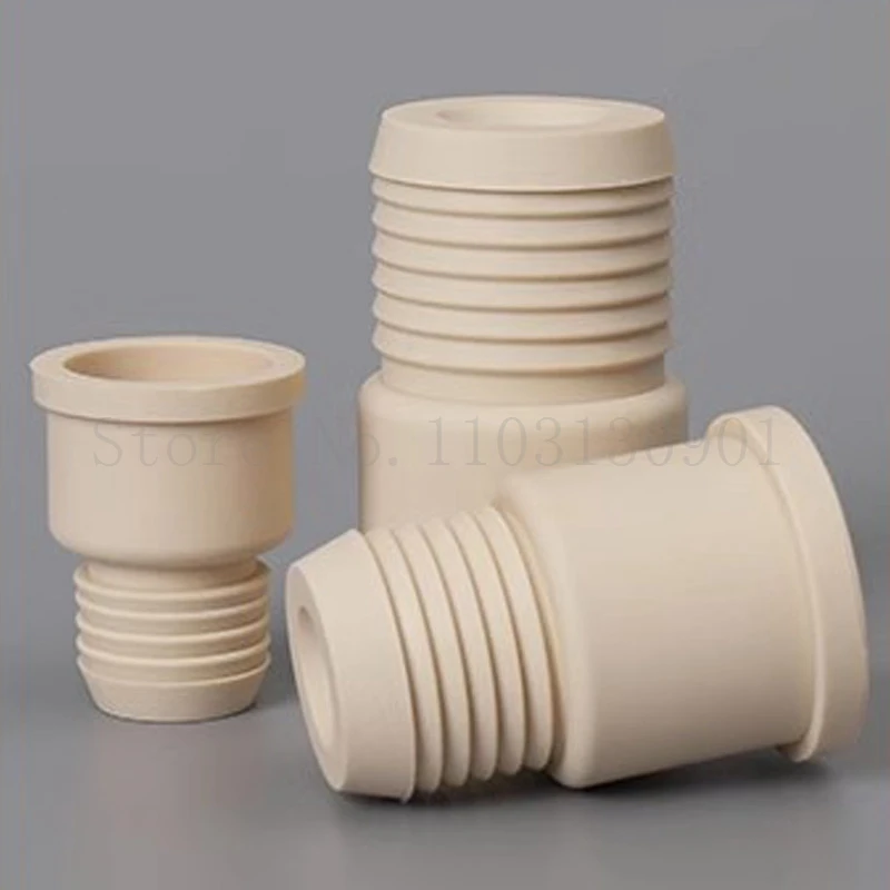 Lab14# 19# 24# Anti Mouth Silica gel/ Rubber Stopper Reverse Thread Cap Rubber Thread Flap Stopper Slicone Screw Sealing Plug lab bottle stopper