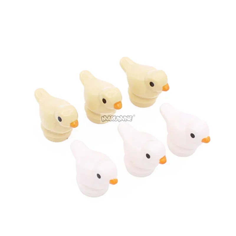 Marumine MOC 벽돌 부품 작은 새 20PCS 동물 41835pb01 빌딩 블록 액세서리 장난감 도시 관심 선물을 육성