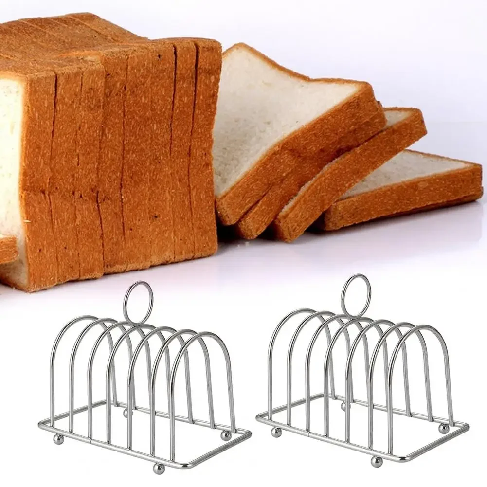 Toast Bread Rack Holder 6 Slice Stainless Steel Toast Rack With Ball Feet  And Loop Carry Handle - Jewelry Packaging & Display - AliExpress