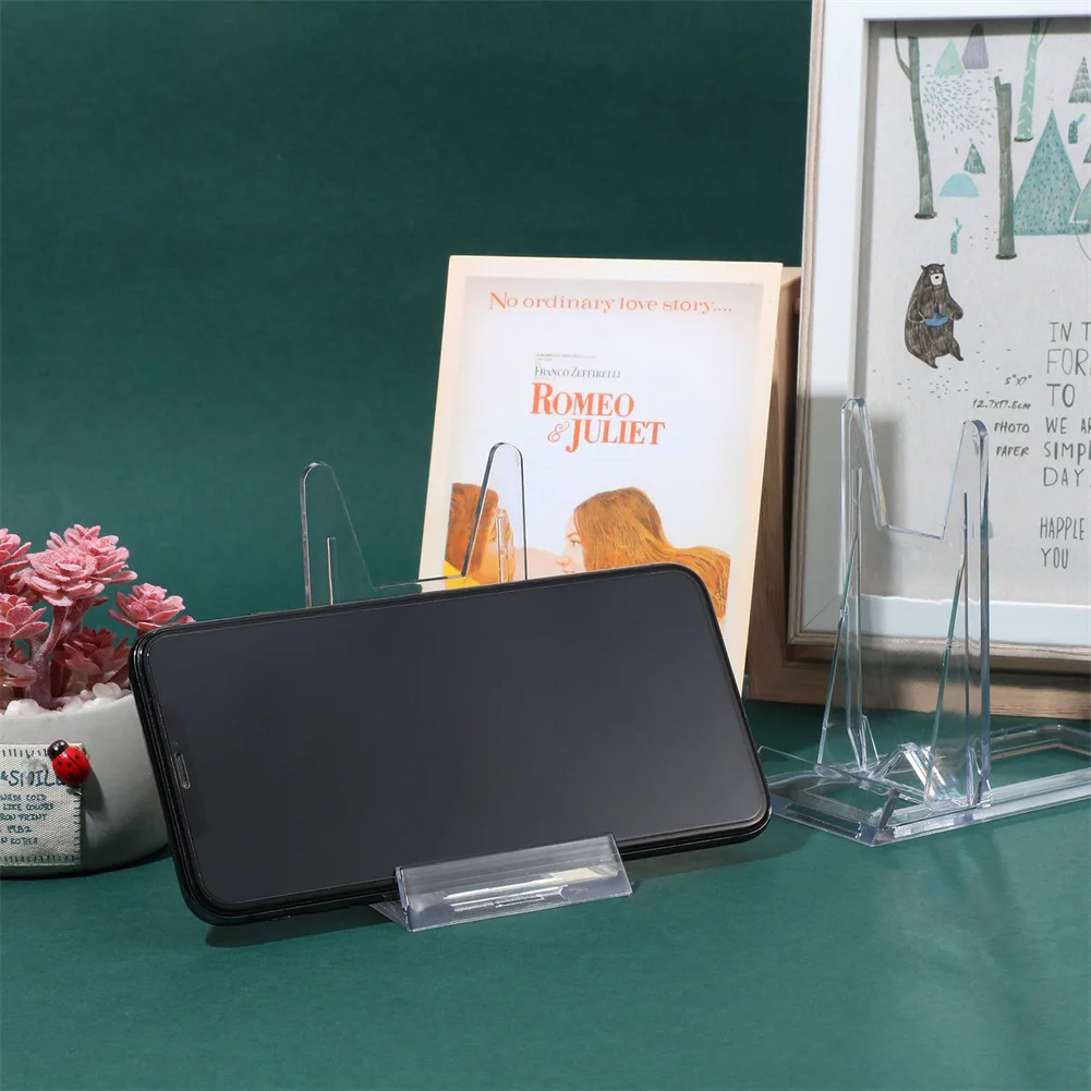 

Tray Display Stand 2pcs 6*11.5*11cm Acrylic Plaque Adjustable Clear Plastic Removable Transparent High Quality 100% Brand New