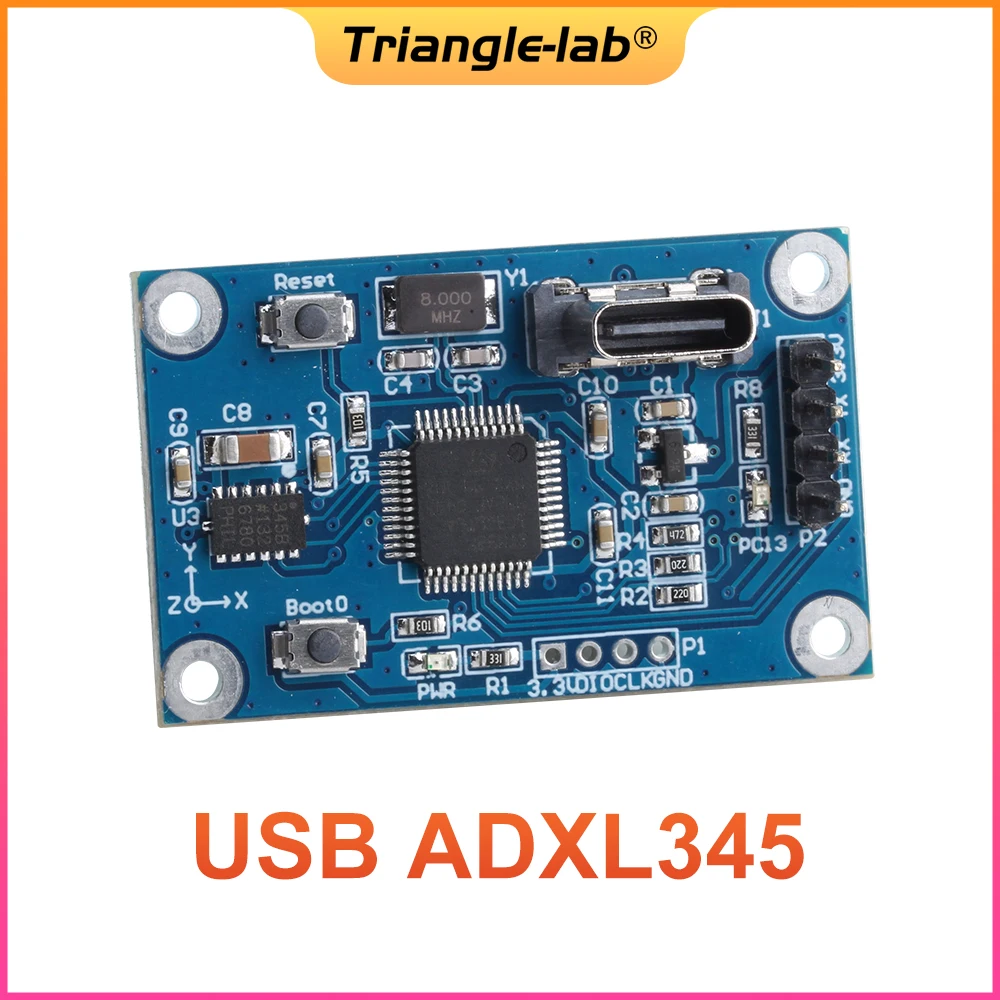 Trianglelab Usb Adxl345 Acelerômetro para Impressora 3d Calibração Automática Interface Usb