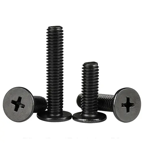 10/ 20/ 50pcs Black 304 Stainless Steel Cross Phillips Ultra Thin Flat Wafer Head Screw CM M1.6 M2 M2.5 M3 M4 M5 M6 for Laptop - Image 4