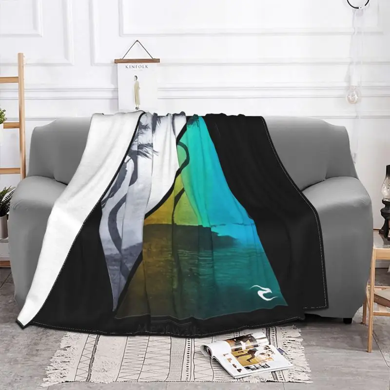 Ripcurl Shutter Blanket Quilt Fashion Microfiber Bedding Travel Machine Washable