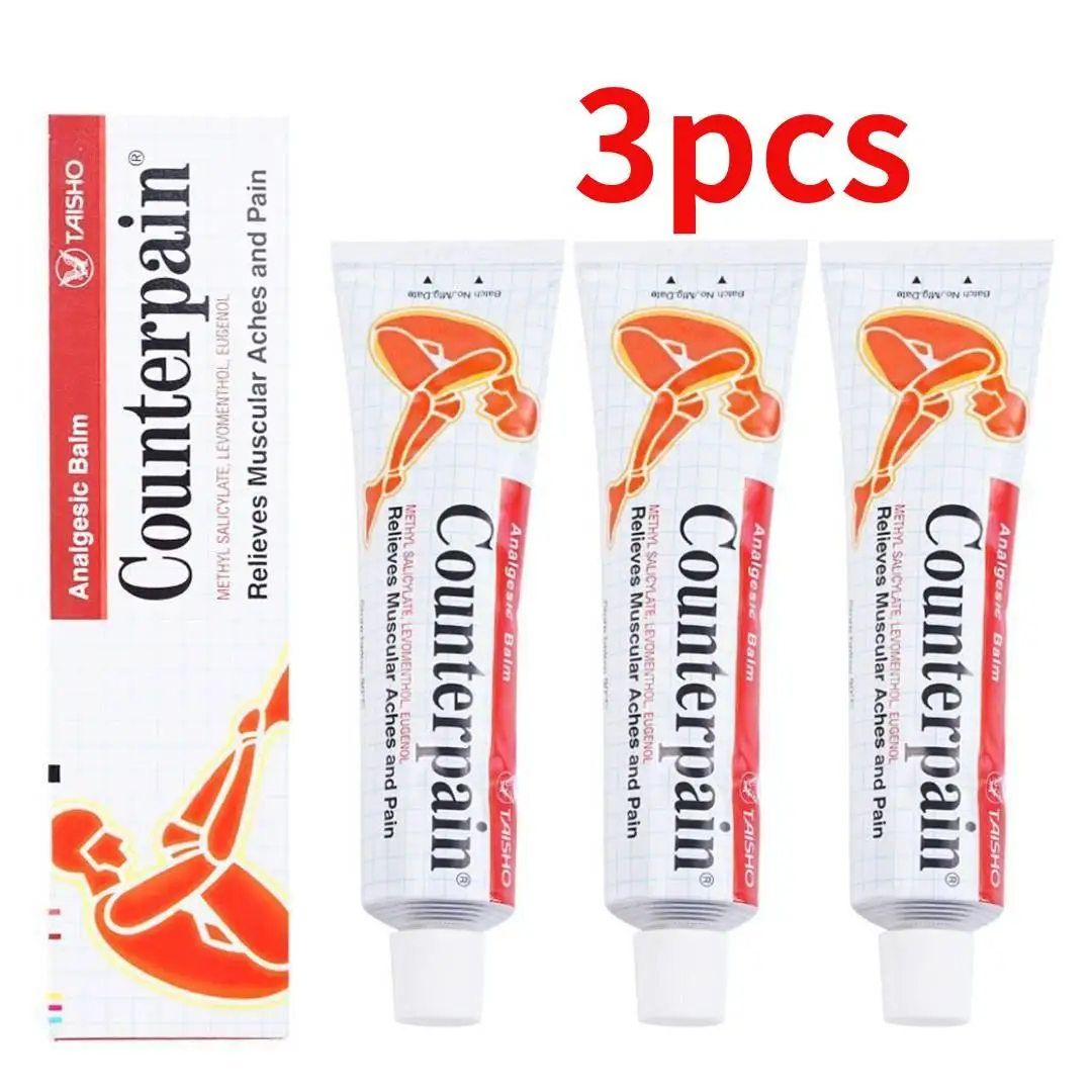 3PCS Counterpain Thailand Analgesic Balm Relieves Muscle Aches And Pain Relieve Pain Balm Rheumatoid Arthritis Ointment
