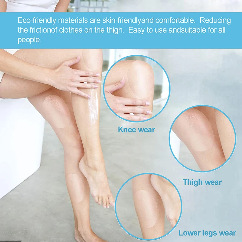12Pcs Invisible Anti-Chafing Thigh Tapes Unisex Disposable Thigh Pads Body Care Anti-friction Patches Protector Rubbing Stickers anti chafing thigh tapes