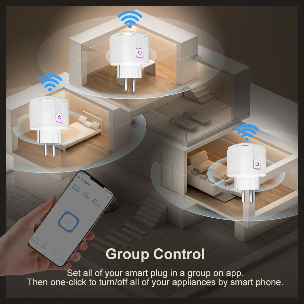 eWelink Zigbee Smart Plug Socket With Timing/Countdown/Power Monitoring Function