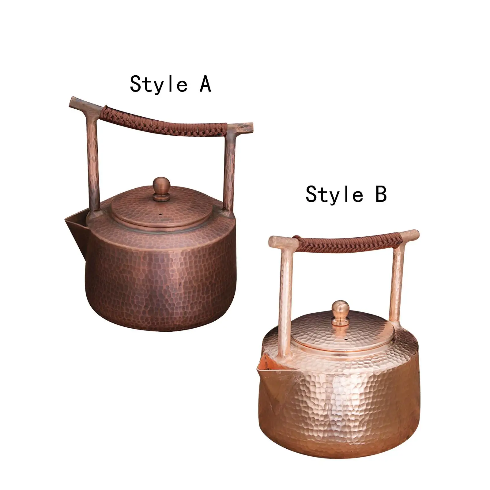 1.2 Liter Solid Copper Tea Pot Kettle 5.5x7.4inch Traditional for Gas Electric 1.2 Liter Solid Copper Tea Pot Kettle 5.5x7.4inch Traditional for Gas Electric