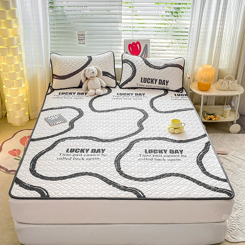 NaturalLatexThickCoolingMatforSummerCoolFeelingRayonMatress