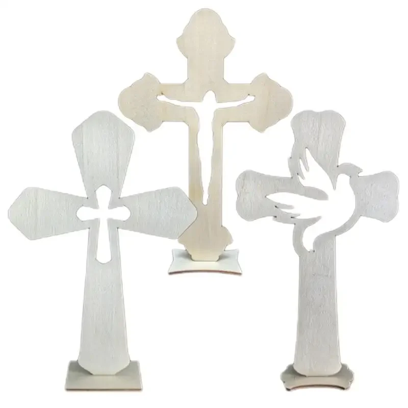 Rustic Wooden Baptism Crosses 1