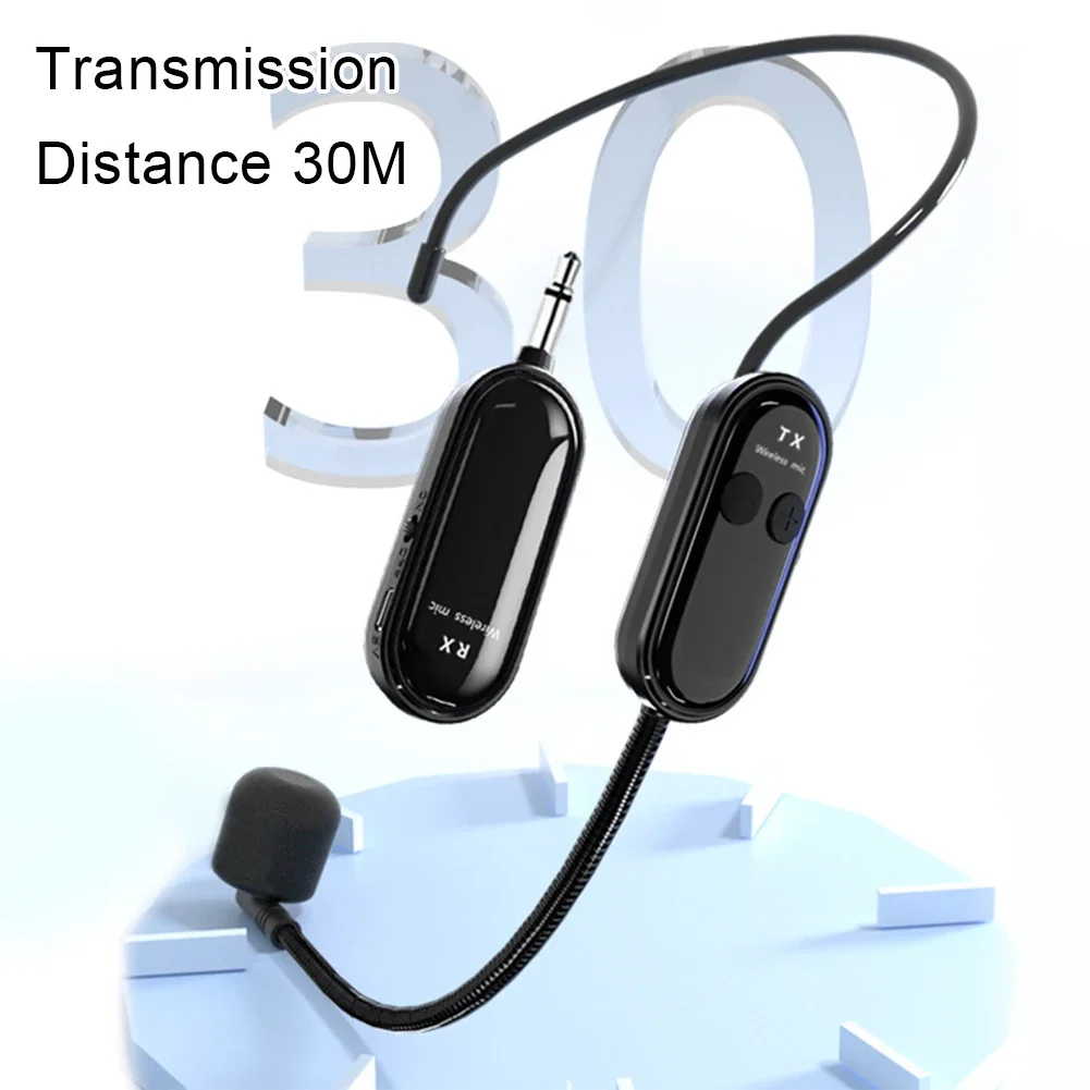 2.4G Wireless Microphone Headset Mic Head-mounted Wireless Microphone System for Voice Amplifier Stage Speakers Teach