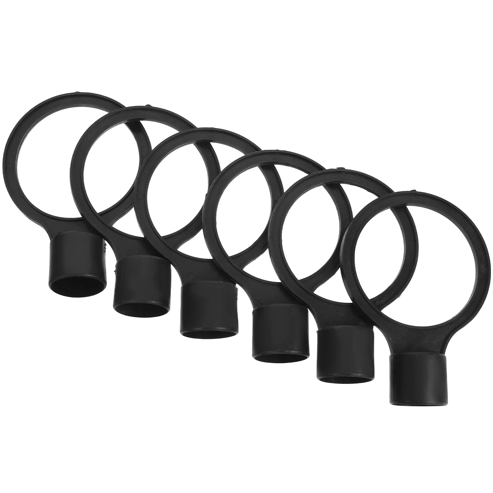 6pcs Safety Cone Connector Extendable Traffic Warning Rods Flexible Plastic Barrier Connectors For Construction Marking